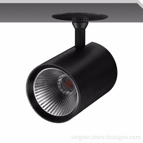 Recessed Commercial COB LED Spot Lighting, Clothing Shop LED Track Light 20W 25W 30W 35W 45W
